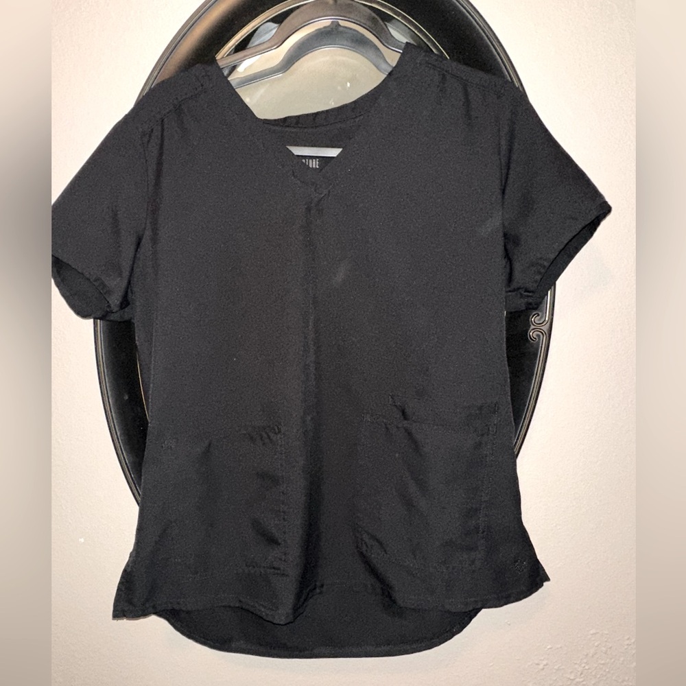 Classic Black Women's scrub set size